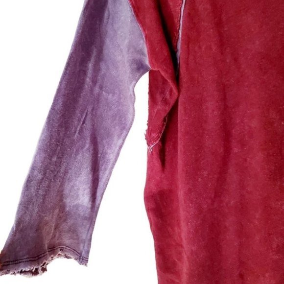 FREE people casual solid summer red pullover women's tops size XS - Picture 4 of 10